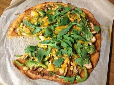 Orange Asian Chicken Pizza
