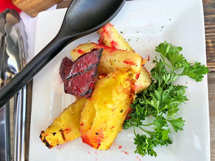 Garlic and Herb Grilled Root Vegetables