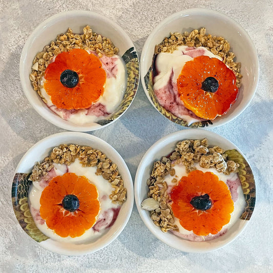 Blood Orange & Berry Yogurt Parfait