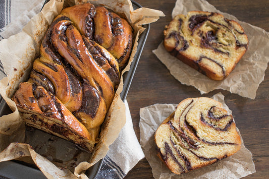 Chocolate and Black Currant Babka
