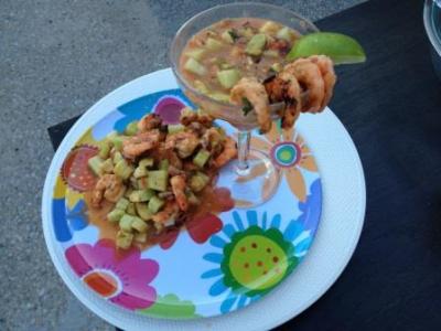Fire Roasted Shrimp Cocktail
