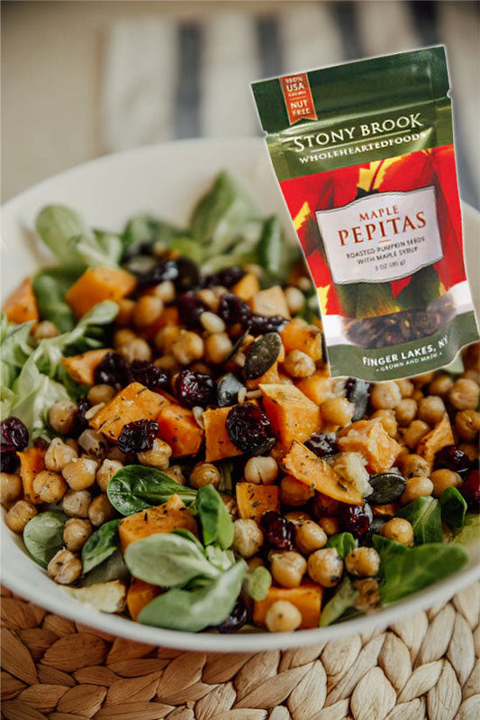 Maple, Sweet Potato & Chickpea Salad