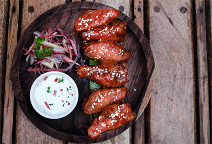 Asian Inspired Glazed Wings