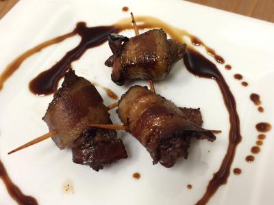 Bacon Wrapped Chicken Livers