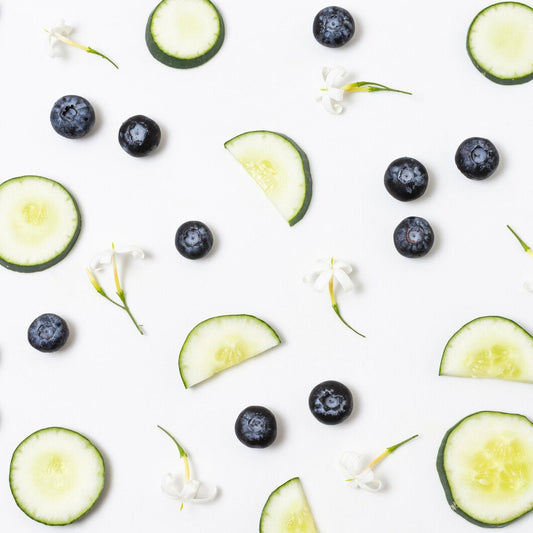 Blueberry Cucumber Salad with Creamy Elderflower Vinaigrette