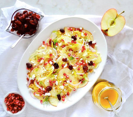 Fall Apple Salad with Walnut Vinaigrette