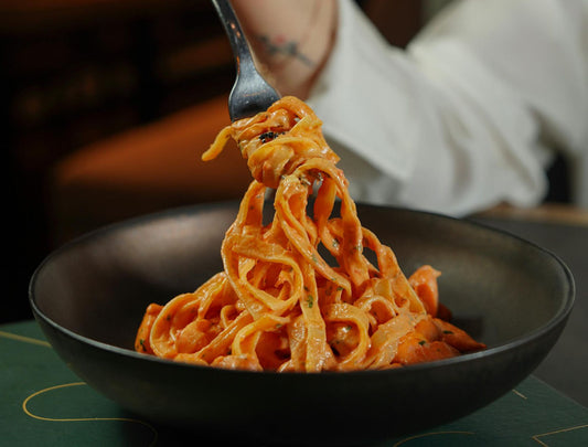 Triple Threat Garlic Fettucine
