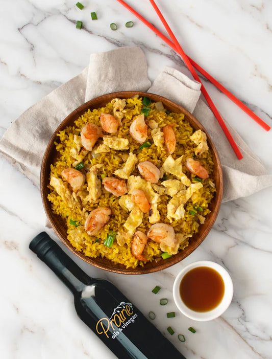 Garlicky Shrimp Fried Rice