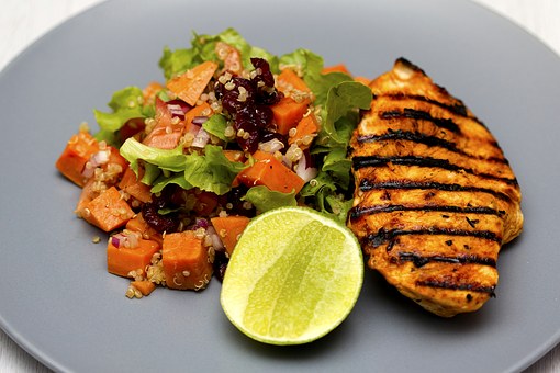 BBQ Chicken Breasts with Chipotle-Mango Marinade