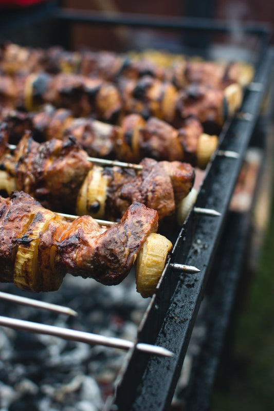Coffee & Mustard Lamb Skewers
