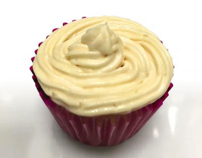 Lemon Cupcakes with Blueberry Balsamic Buttercream Frosting