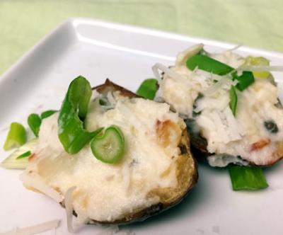 Lemon-Caper Parmesan Potato Salad Bites
