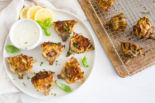 Olive Oil Fried Artichokes