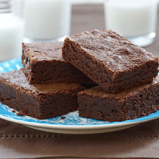 Almost Flour-less Orange Chocolate Brownie