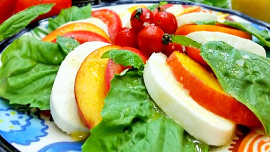 Peach Caprese Salad