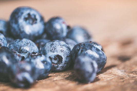 Blueberry Cobbler with Lavender Whipped Cream