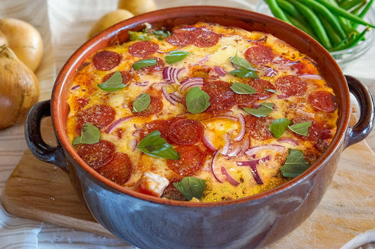 Spicy "Pizza" Mac N Cheese
