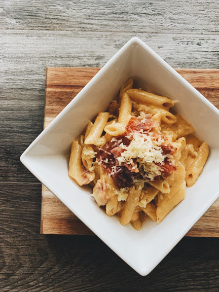 Pumpkin Prosciutto Penne