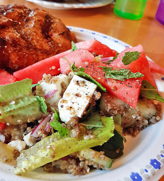 Sara's Watermelon Quinoa Salad