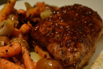 Chipotle Raspberry Chicken (or steak)