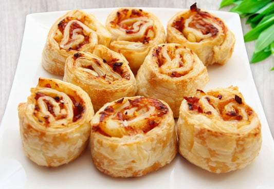 Savoury - or Sweet! - Bacon Peach Rolls