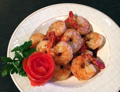 Sizzling Shrimp with Garlic