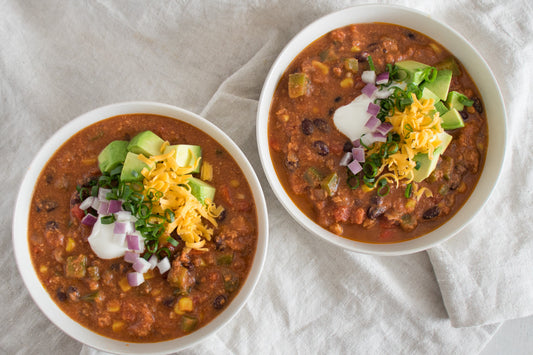 Slow Cooker Turkey & Veggie Chili