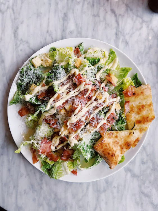 Creamy Bacon Caesar Salad