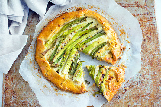 Savoury Spring Onion Galette