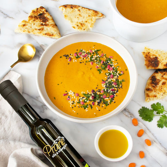 Lemon Chili Creamy Carrot Soup