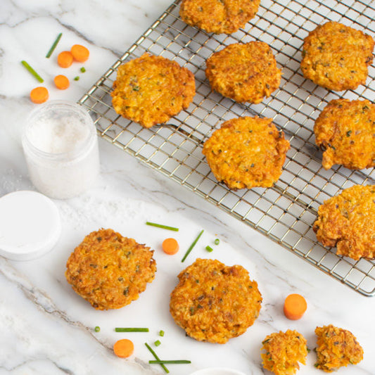 Tuscan Carrot and Spring Onion Fritters
