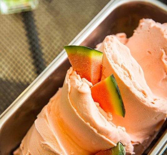 Watermelon & Lime Olive Oil Ice Cream