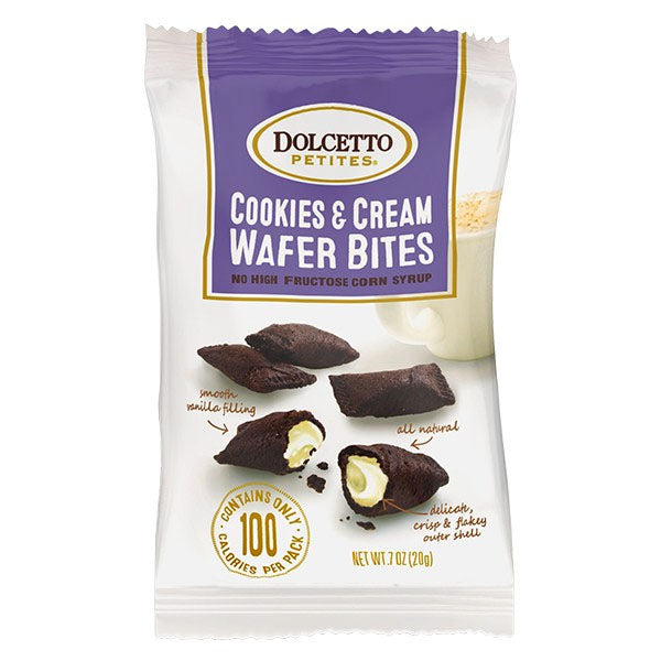 Dolcetto Gourmet Cookies Cookies & Cream Wafer Bites