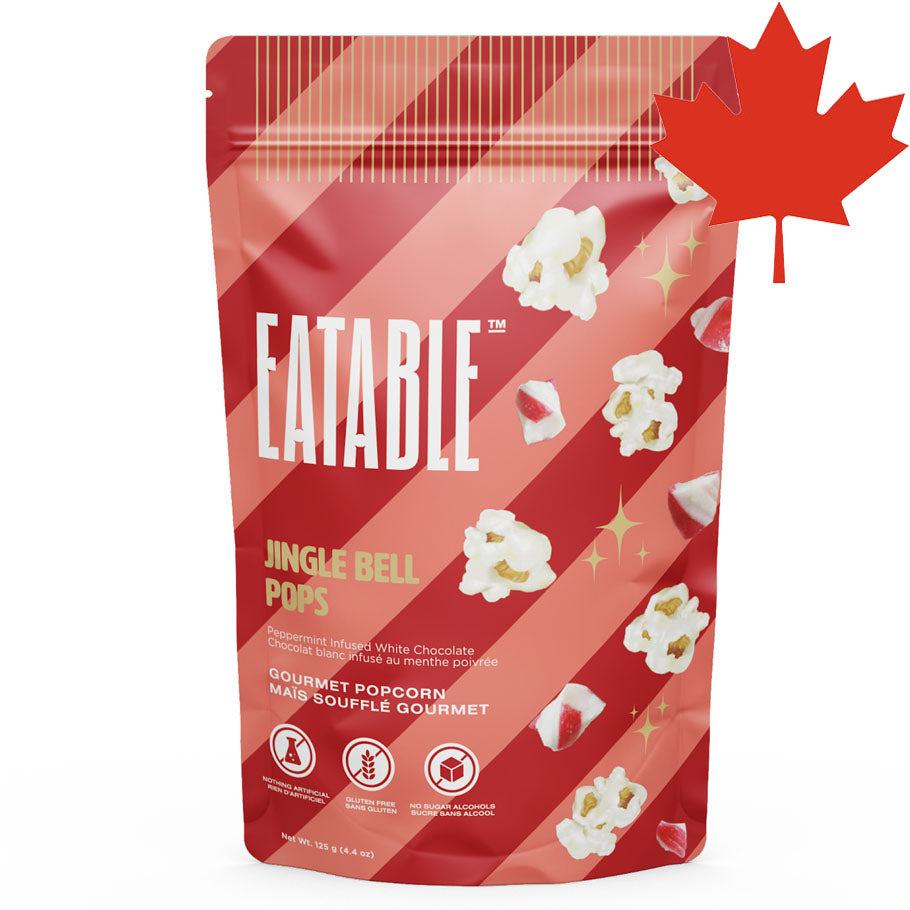 EATABLE Alcohol-Infused Gourmet Popcorn Jingle Bell Other Foods