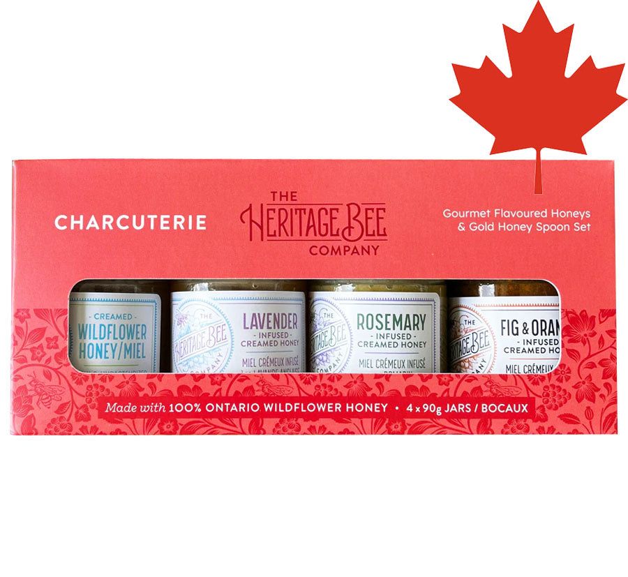Heritage Bee Company Honey Box Set Charcuterie Honey Condiments & Sauces