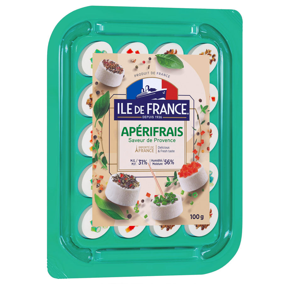 Ile de France Cocktail Cheese Snack Saveur de Provence Frozen or Refrigerated Food
