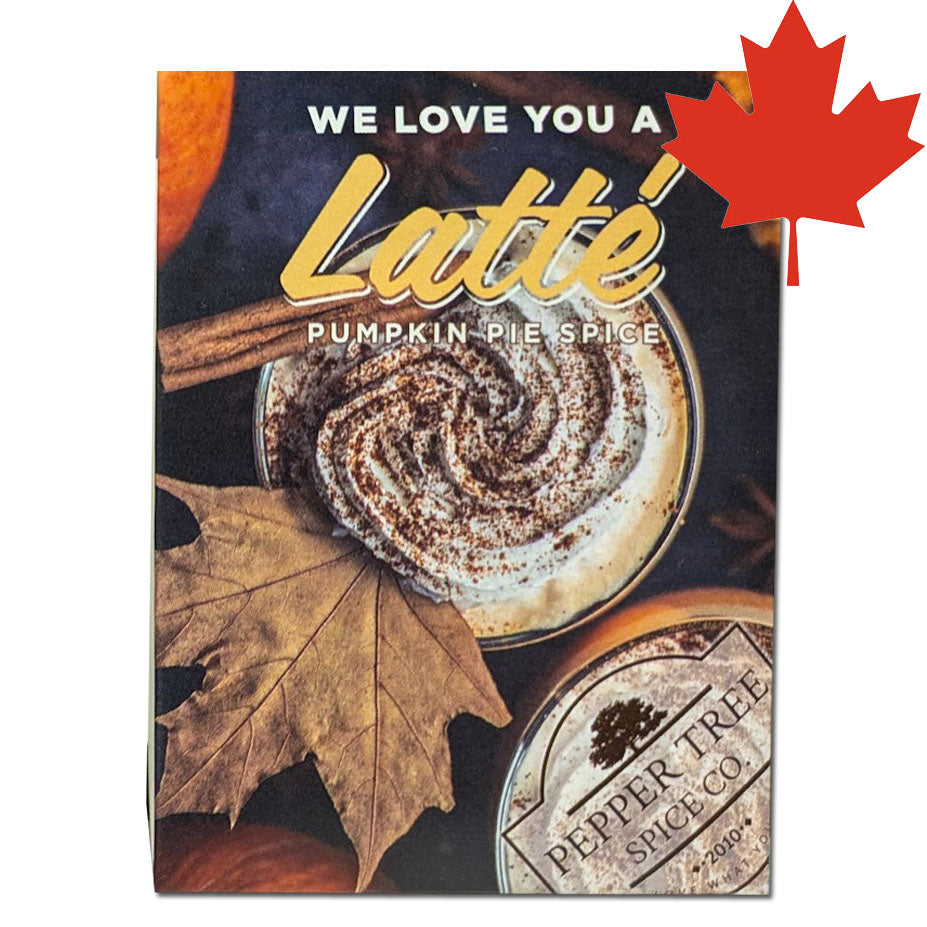 Pepper Tree Hot Drink Mix Pumpkin Latte Spice Pack