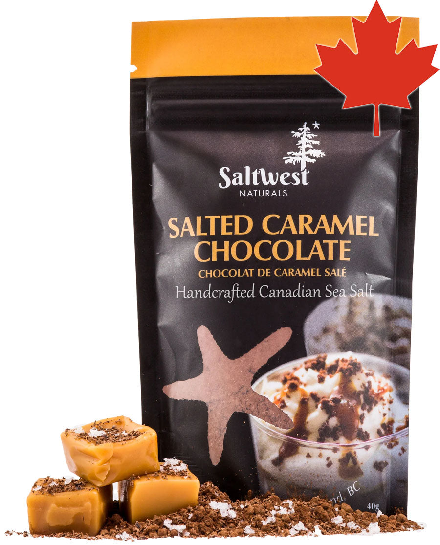 SaltWest Naturals Infused Sea Salts Salted Caramel Chocolate Meat Rubs & Spices