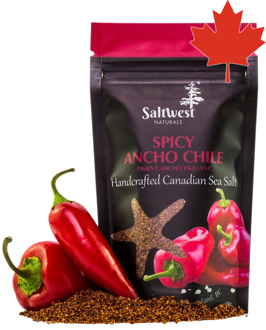 SaltWest Naturals Infused Sea Salts Spicy Ancho Chili Meat Rubs & Spices