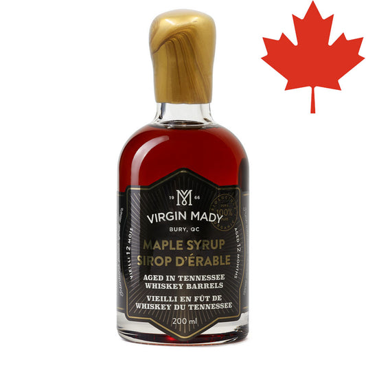 Virgin Mady Organic Maple Syrup Organic Maple Syrup Aged in Tennessee Whiskey Barrels Condiments & Sauces