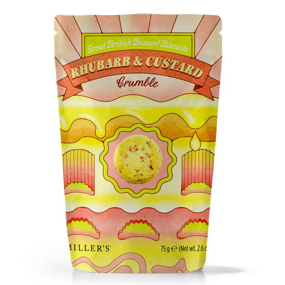 Miller's Artisan Biscuits Rhubarb Custard Crumble
