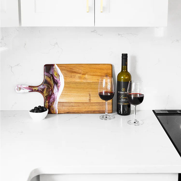 Lynn & Liana Serveware - Large Cheese Board Merlot Accessories