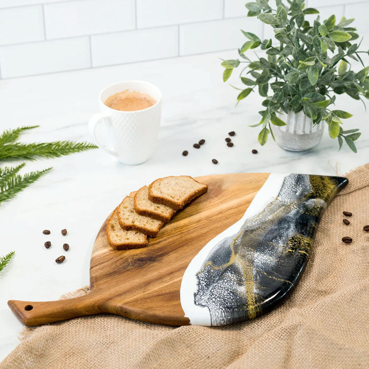 Lynn & Liana Serveware - Leaf Board Onyx Accessories
