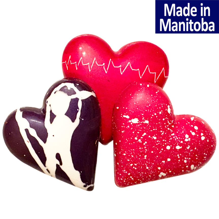 Decadence Chocolates Heart Trio