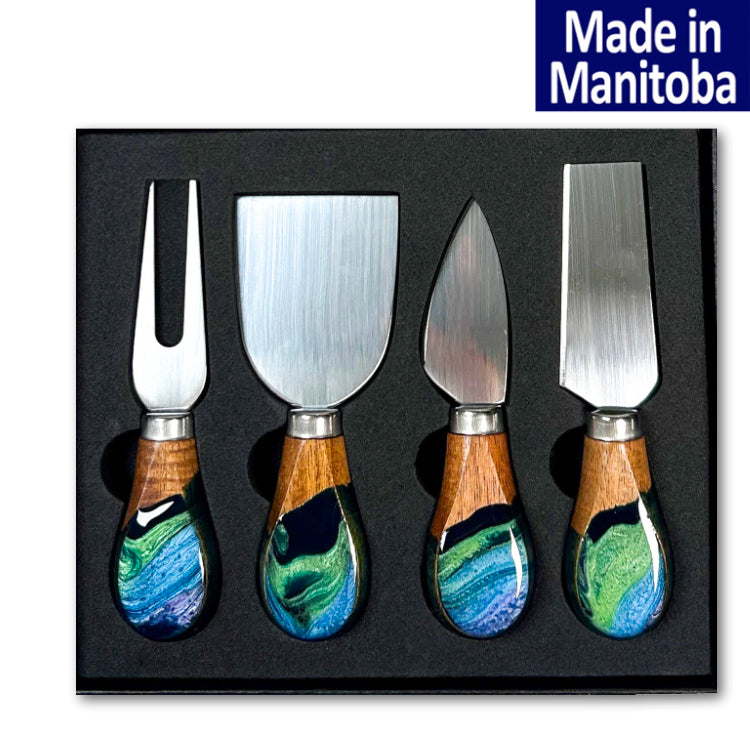 Lynn & Liana Serveware - Resin Coated Cheese Knife Set