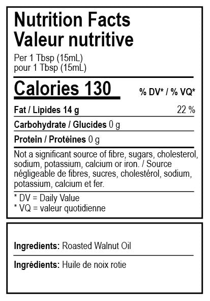 Roasted Walnut Oil Gourmet Oils & Vinegars