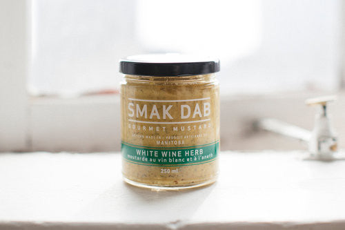 SMAK DAB Gourmet Mustard White Wine Herb Condiments & Sauces