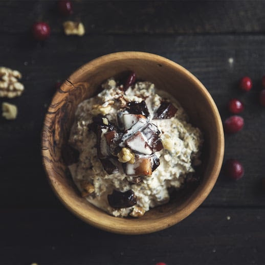 Apple Cinnamon Overnight Oats