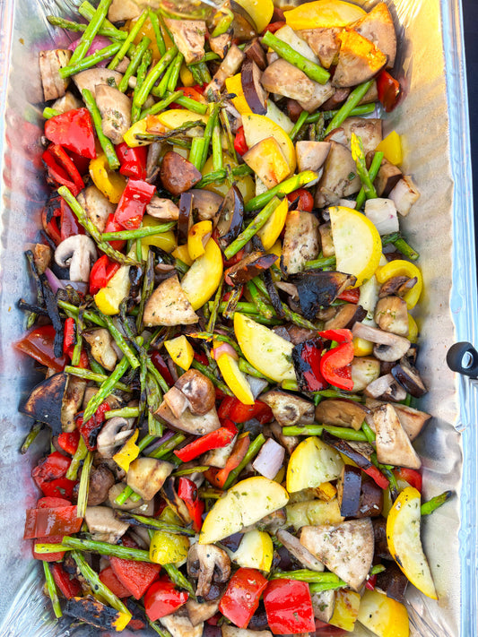 BBQ Grilled Marinated Vegetables