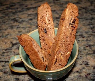 Cherry, Almond, and Lemon Olive Oil Biscotti